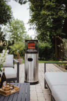 ENDERS Polo 2.0 Edelstahl Terrassenheizstrahler mit Abdeckhaube