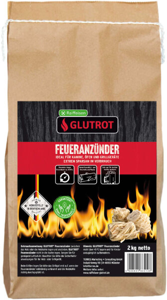 GLUTROT Feueranzünder 2 kg