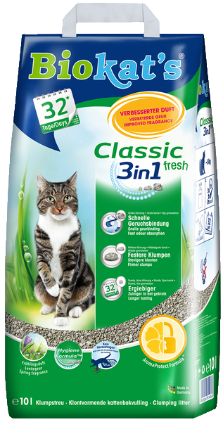 BIOKATs Katzenstreu Classic 3in1 Fresh