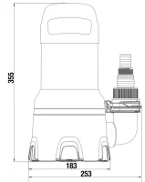 GARDENA 09042-61 Schmutzwasser Tauchpumpe 16000