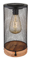 GLOBO LED-Solarleuchte "Talia" aus Holz und Metall