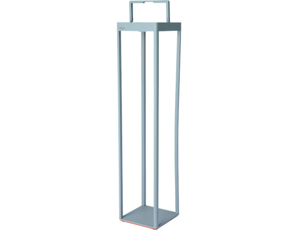 SIENA GARDEN WEGA Solarlaterne in Seidengrau | 80 cm