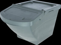 KERBL Stapelbare Futterbox 40 Liter mit Deckel