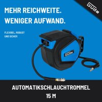 GÜDE Automatik-Druckluft-Schlauchtrommel 15 m