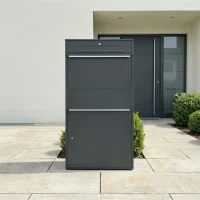 METZLER Paketbox XL Anthrazit Briefkasten & Paketfach | Bispo Max