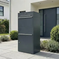 METZLER Paketbox XL Anthrazit Briefkasten & Paketfach | Bispo Max