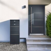 METZLER Paketbox mit 2 Briefkästen inkl. Namensschilder | Bispo RE