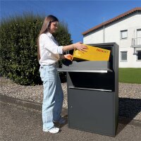 METZLER Paketbox XL Anthrazit, Paketgröße L | Bispo RE