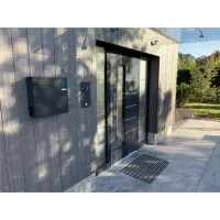 METZLER Briefkasten in Anthrazitgrau mit austauschbarem Namensschild | Hoffmann