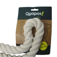 QUAPAS Rope Ball XL – Natürliches Hundespielzeug 60 cm