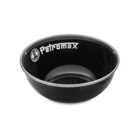 PETROMAX Emaille Schalen 2er Set - Schwarz, 0,5 Liter