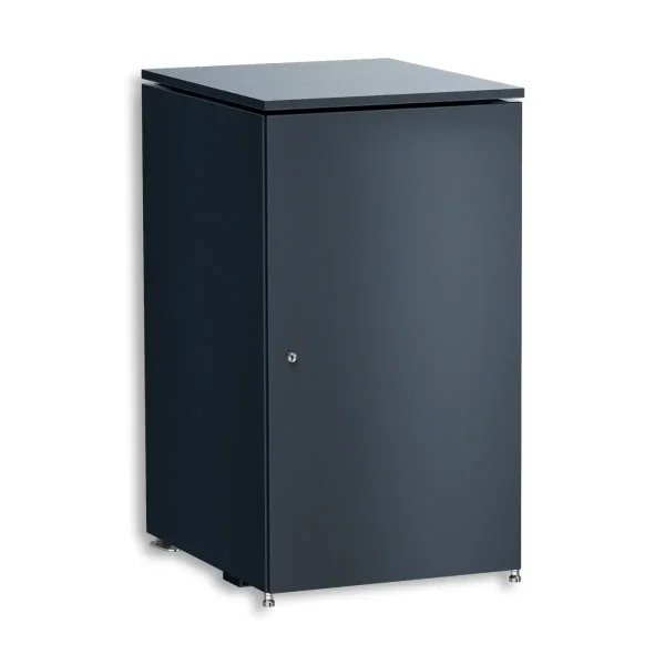 METZLER Mülltonnenbox Anthrazit aus Aluminium | 1er - 4er
