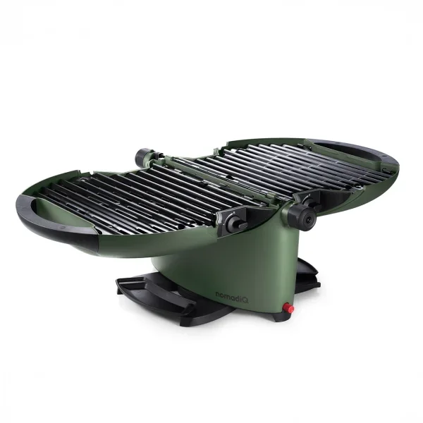 NomadiQ 3.0 Camping Gasgrill Forest Green Version 2026 | trag- und klappbar