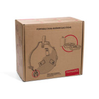 NomadiQ Outdoor Gaskocher kompakt, trag- und faltbar Urban Grey