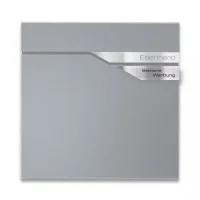 METZLER Briefkastenschild „Bitte keine Werbung“ aus Edelstahl | Siebert