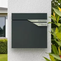 METZLER Briefkastenschild „Bitte keine Werbung“ aus Edelstahl | Siebert