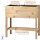 DOBAR Hochbeet „Florenz“ aus Holz mit Ablage und Pflanzfolie