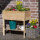 DOBAR Hochbeet „Florenz“ aus Holz mit Ablage und Pflanzfolie