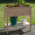 DOBAR Hochbeet „Florenz“ aus Holz mit Ablage und Pflanzfolie