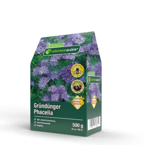 RAIFFEISEN GÄRTNERGLÜCK Gründünger Phacelia | 500 g