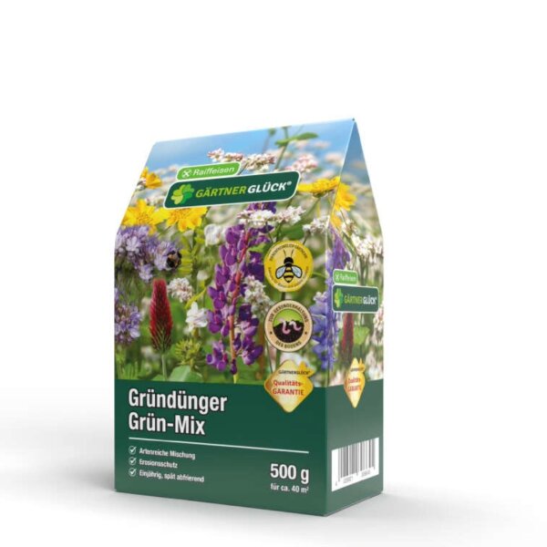 RAIFFEISEN GÄRTNERGLÜCK Gründünger Grün-Mix | 500 g