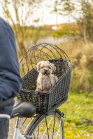 TRIXIE Fahrradkorb mit Gitter für Hunde