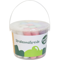 OUTDOOR ACTIVE Straßenmalkreide im Eimer 20 Stück