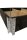 SIENA GARDEN Hochbeet Rahmen Schwarz - 80 x 60 x 19,5 cm