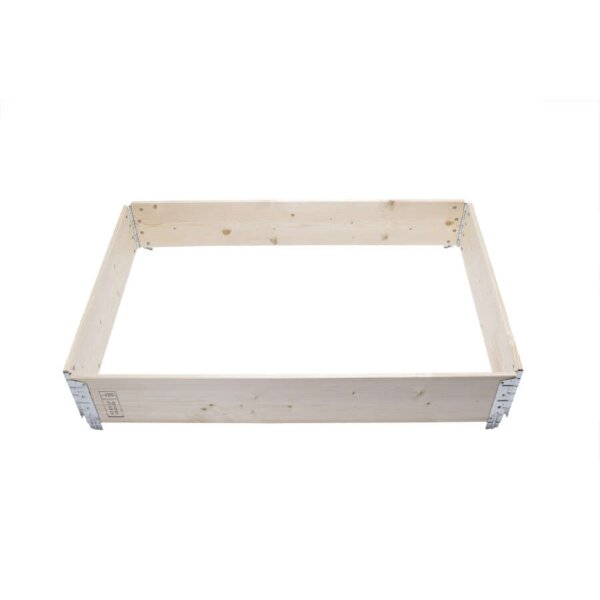 SIENA GARDEN Hochbeet‑Rahmen aus Holz 120 x 80 x 19 cm