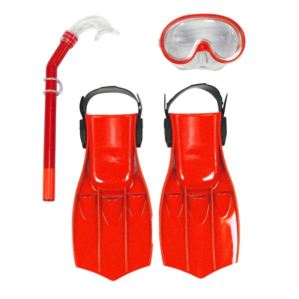 BEST SPORTING Tauchset für Kinder 3-teilig | Rot