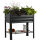 DOBAR Metallhochbeet mit Ablageboden Anthrazit 81 x 51 x 80 cm | Beschädigt