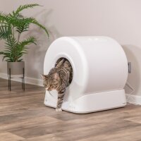 TRIXIE Selbstreinigende Katzentoilette Weiß | 40045