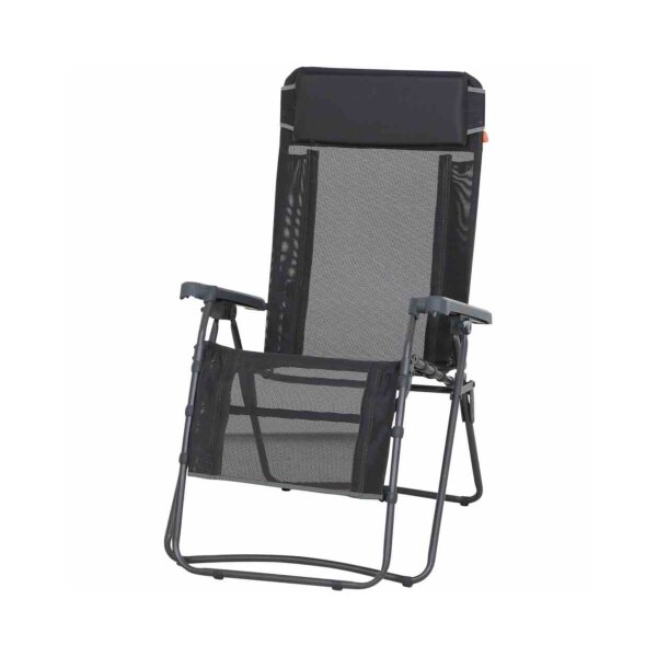 SIENA GARDEN Alu‑Camping Relax‑Stuhl „Comfort“ Anthrazit