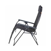 SIENA GARDEN Alu‑Camping Relax‑Stuhl „Comfort“ Anthrazit