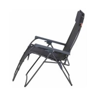 SIENA GARDEN Alu‑Camping Relax‑Stuhl „Comfort“ Anthrazit