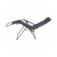 SIENA GARDEN Alu‑Camping Relax‑Stuhl „Comfort“ Anthrazit