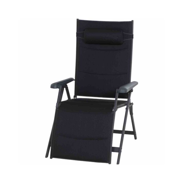 SIENA GARDEN Camping Relax-Stuhl „Premium“ Anthrazit