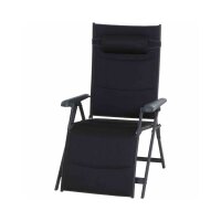 SIENA GARDEN Camping Relax-Stuhl „Premium“ Anthrazit