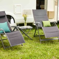 SIENA GARDEN Camping Relax-Stuhl „Premium“ Anthrazit