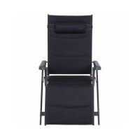 SIENA GARDEN Camping Relax-Stuhl „Premium“ Anthrazit