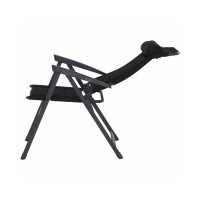 SIENA GARDEN Alu‑Campingsessel „Premium +“ Anthrazit