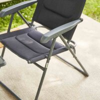 SIENA GARDEN Alu‑Campingsessel „Premium“ Anthrazit