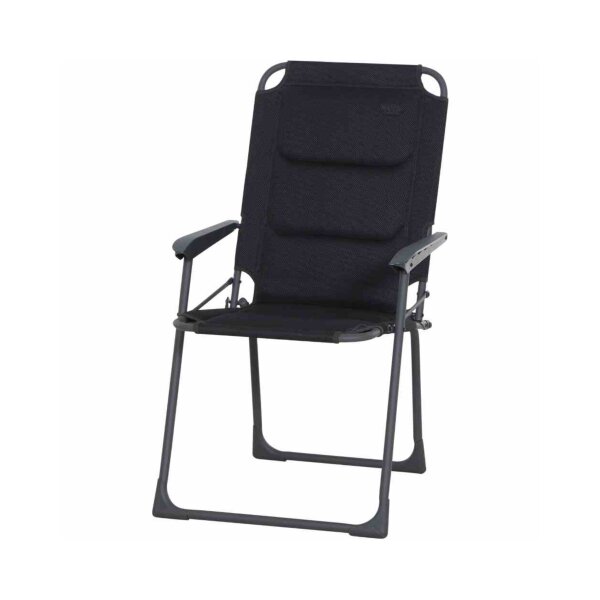 SIENA GARDEN Alu‑Campingstuhl „Premium“ Anthrazit