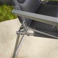 SIENA GARDEN Alu‑Campingstuhl „Premium“ Anthrazit