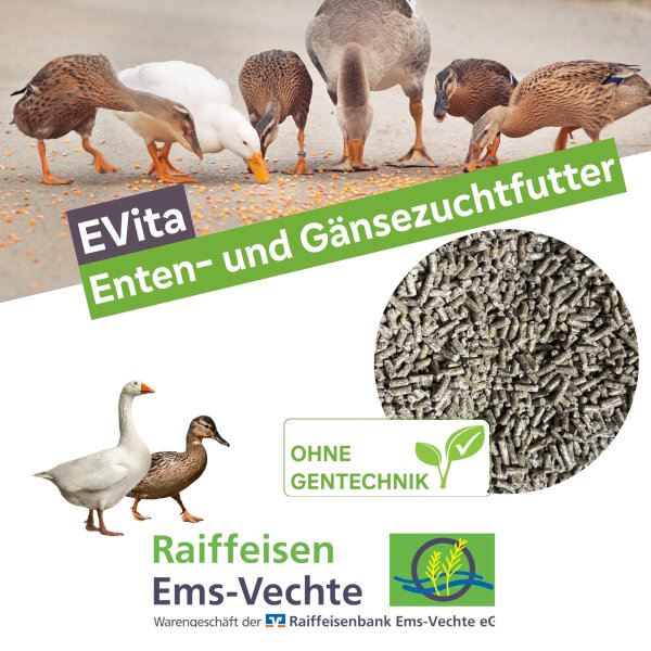 EVita Enten- und Gänsezuchtfutter 20 kg