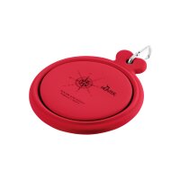 HUNTER Silikon Reisenapf "List" Rot 350/750 ml