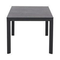 SIENA GARDEN SILVA Gartentisch 137,5 × 90 cm Anthrazit/Titan