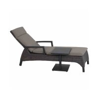 SIENA GARDEN TORENO Lift-Beistelltisch 60 × 40 cm Anthrazit/Dark Concrete