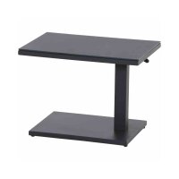 SIENA GARDEN TORENO Lift-Beistelltisch 60 × 40 cm Anthrazit/Dark Concrete