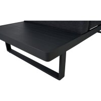 SIENA GARDEN WESTON Loungeset 3‑teilig Anthrazit